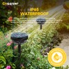 Ensenior Solar Pathway Lights IP65 Waterproof, RGB Color Changing &