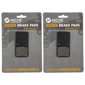 NICHE Brake Pad Kit for Polaris ACE 150 1912970 1912971 Front Rear Semi-Metallic
