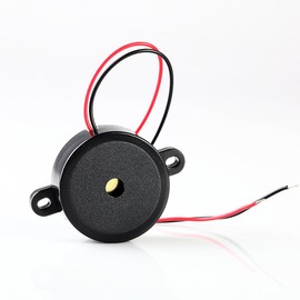 MAS 12V High-Decibel Audible Electronic Buzzer Beeper Continous Beep Black