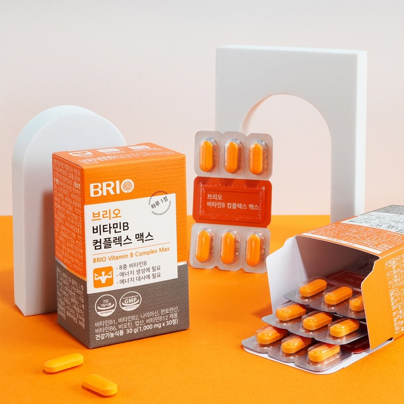 Brio Vitamin B Complex Max High-Concentrated B Group B12 100