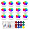 Deitybless 13 Color LED Puck Lights with Remote Control, Wireless
