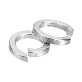 QUARKZMAN 10 Stück Federringe, M16 Spaltscheiben-Sortiment 304 Edelstahl Federringe für Schrauben Bolzen Muttern, Silber