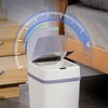 Trash Can 12L Smart Sensor Stable Dealing Cover Simple Style