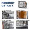 AS Headlight Assembly Compatible with 2005 2006 2007 05 06