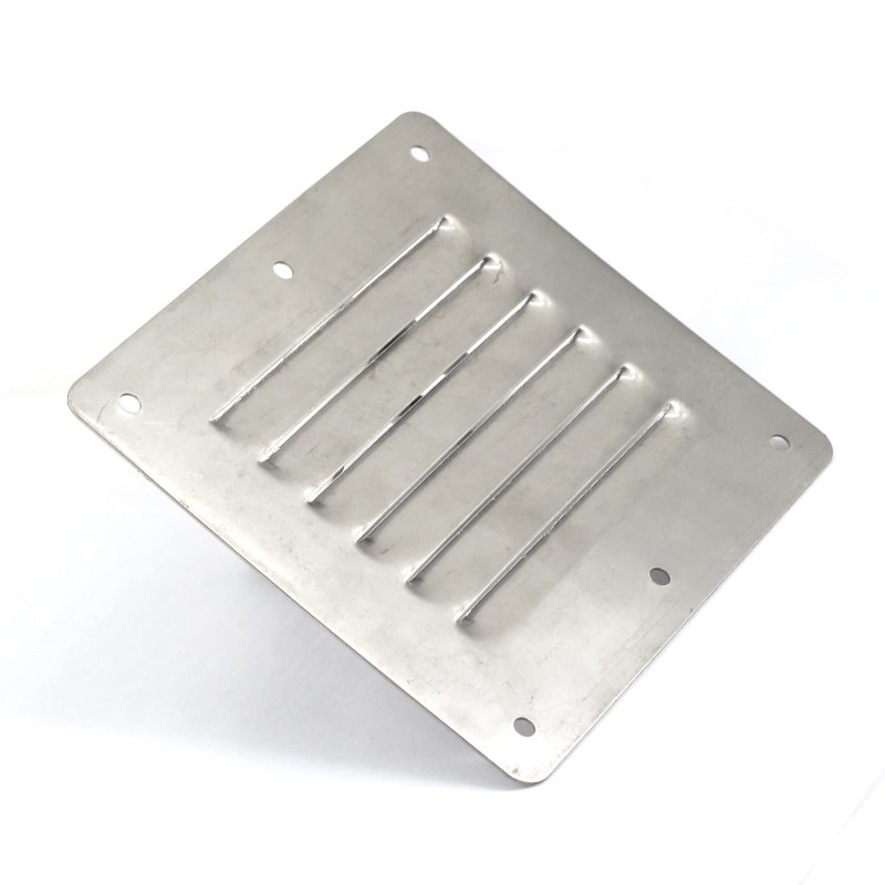 316 Stainless Steel Square Air Vent 115x127mm Grille Cover Circular
