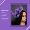 Needzo Purple Fascinator Kentucky Derby Headband for Women, The Oaks,