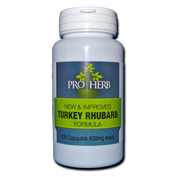 Pro Herb, Turkey Rhubarb 450mg, 100 Capsules