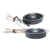 Car Loudspeakers Stereo Round Tweeter with Chrome Plated Spider Pattern