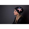 styleBREAKER beanie hat with sequins star USA application, stars and