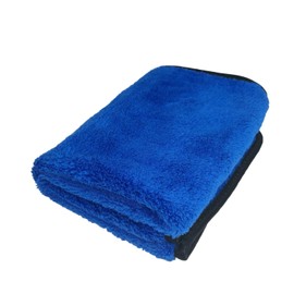 Microfiber Plush Car Drying Towel Cleaning Towels Super Absorbent Auto Detailing Towel (40 x 100 cm, Blue)