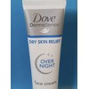 (3 PACK ) DOVE DERMASERIES FACE Dry Skin Relief OVERNIGHT