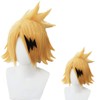 [二番目の城] 耐熱コスプレウィッグ 稲妻髪飾り付 僕のヒーローアカデミア 上鳴電気 パーティー 変装 コスチューム cos wig