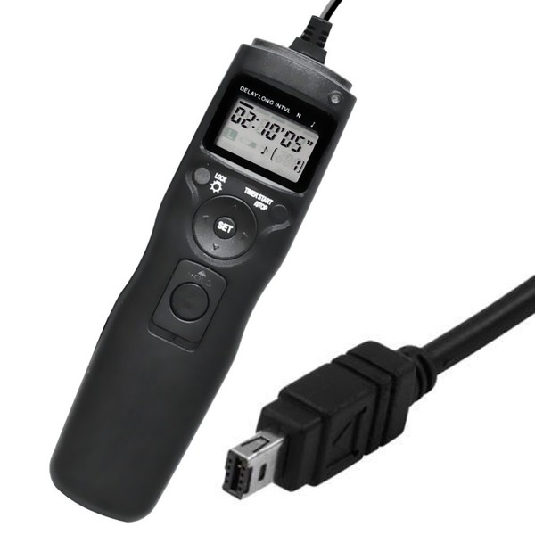 Ruili LCD Timer Shutter Release Remote Control Cable for Nikon