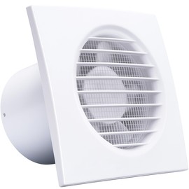 VENTS Aura 100mm Bathroom Extractor Fan – Humidity Sensor & Timer