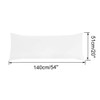 sourcing map Bolster Pillowcase Soft 1800 Series Microfiber 90 Gsm