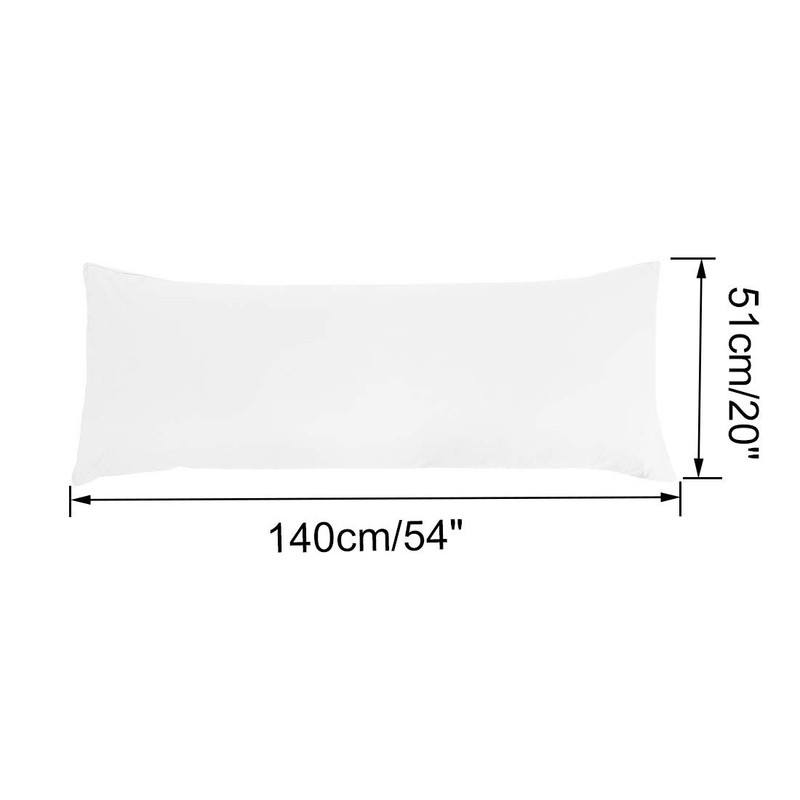 sourcing map Bolster Pillowcase Soft 1800 Series Microfiber 90 Gsm