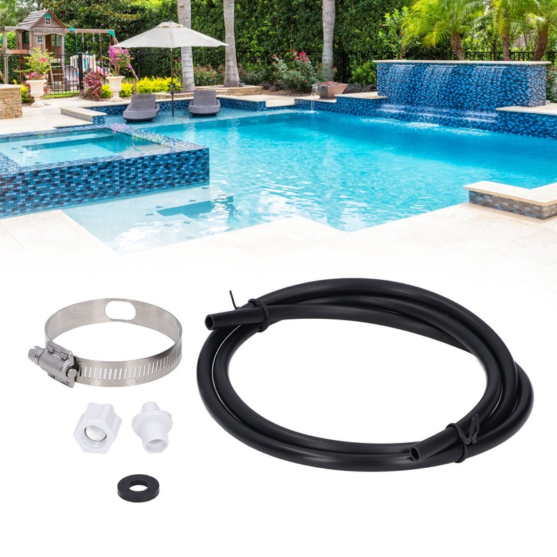 Chlorinator Feeder Connection Pack with Nut Gasket Clamp Tubing for