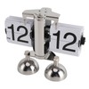 Retro Digital Flip Down Clock Flip Desk Clock Mechanical Battery