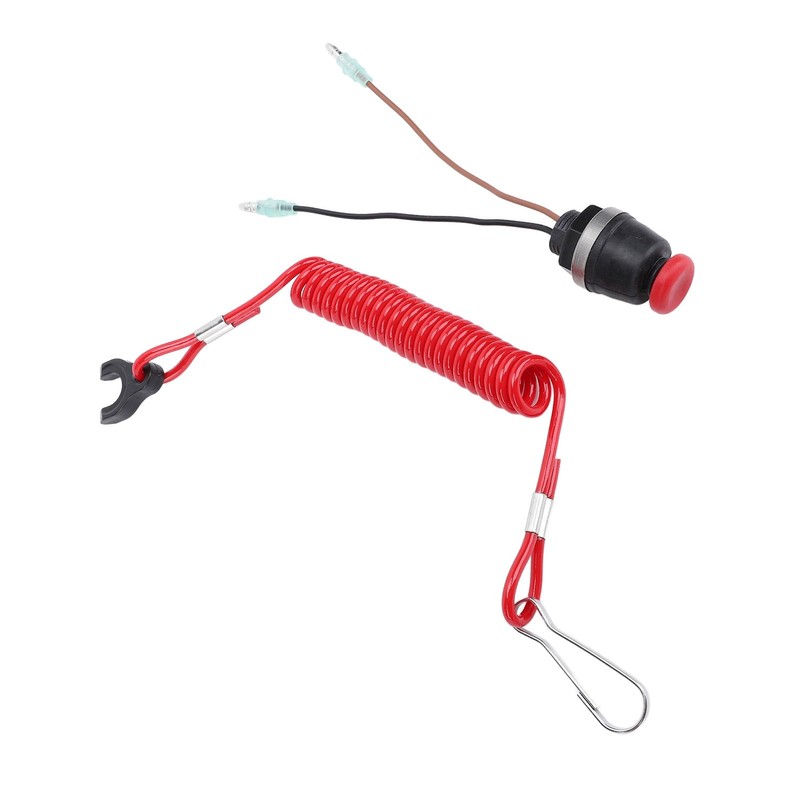 Boat Safety Kill Stop Switch Stop Cord with Wrist Strap,