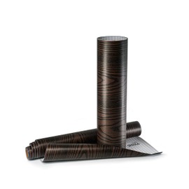 VViViD Chocolate Brown Ash Wood Natural Texture Architectural Vinyl Sheet Film Roll (48 Inch x 6.5ft Large Roll)