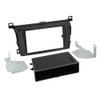 Radio Fascia for Toyota RAV4 2-DIN with Compartment Black from