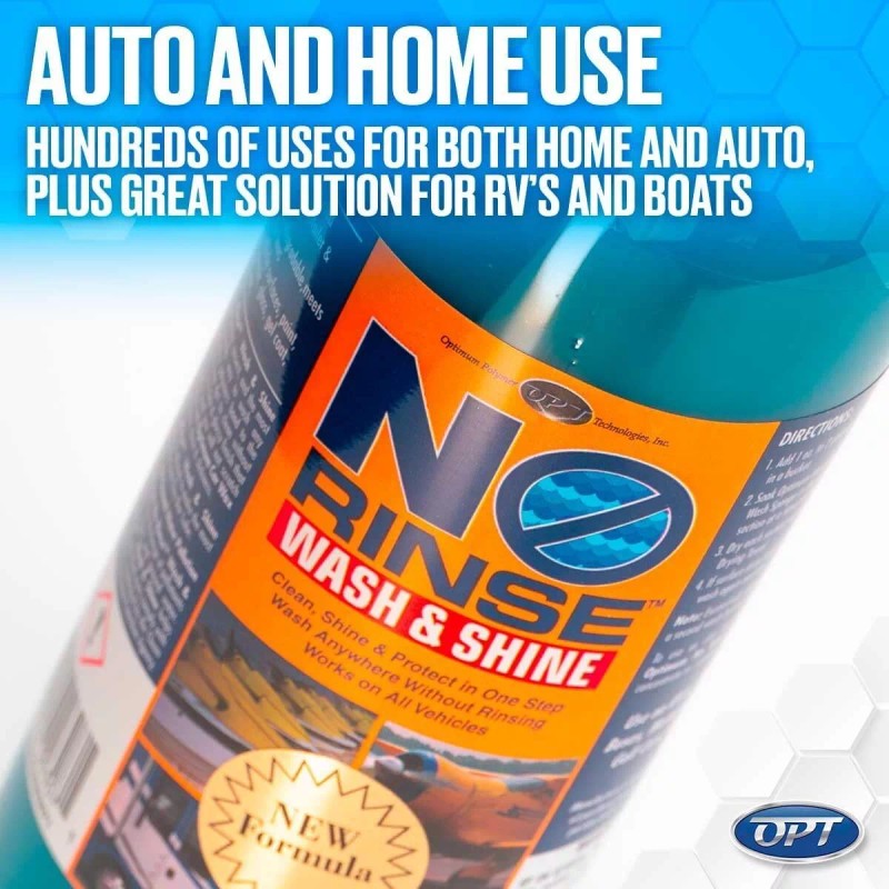 Optimum No Rinse Wash And Shine 32Oz Eco Friendly Car