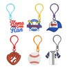 Eabdice Pack of 12 Sports Keychains, Sports Keychains, Sports Ball