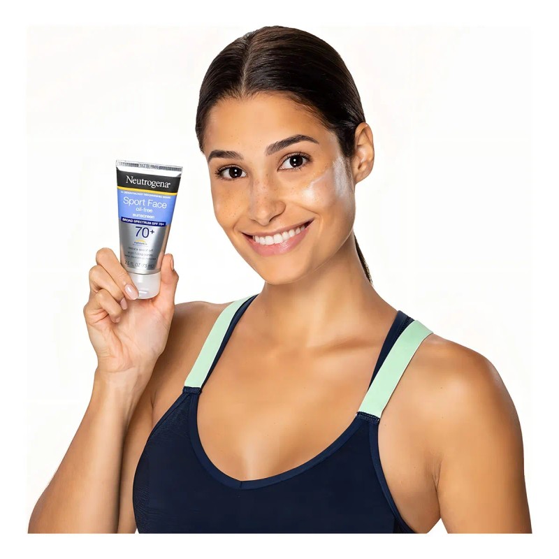 Neutrógena Bloqueador Protector Solar Facial Spf Sport Face Resistente Sudor