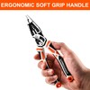 VANQUISH 10-in-1 Long Nose Pliers, 8‘’ Multipurpose Combination Pliers Wire
