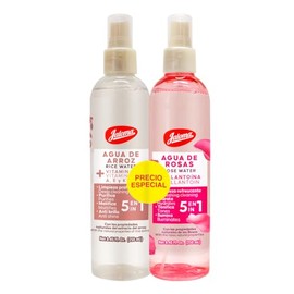 Jaloma  Duo Pack Agua de Rosas 250 ml y Agua de Arroz 250 ml                                                                                          