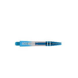 RED DRAGON Gerwyn Price Nitrotech Blue Dipped with Blue top Medium Dart Shafts - 2 sets per pack (6 shafts in total)
