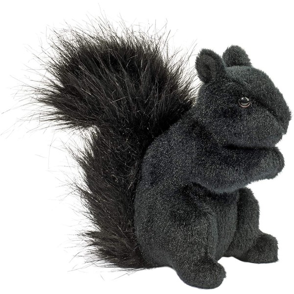 Hi-Wire 6" Black Squirrel Plush Stuffed Animal by Douglas