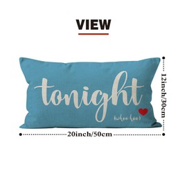 Mancheng-zi Bridal Shower Gifts,12x20 Pillow Cover,Bachelorette Gifts for Bride,Bridal Shower Gifts,Wedding Gifts,Bridal Shower Gifts for Bride to be,Funny Throw Pillows for Bedroom (Blue)