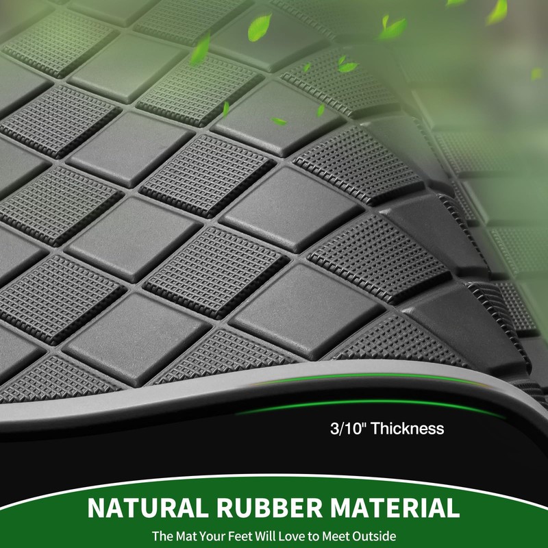 Cartalia Golf Cart Floor Liner Mat 8mm Thick Rubber Full