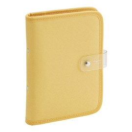 Lihit Lab Myfa N3320-5 Mini 6-Ring Collectables Binder for Acrylic Standees, Fandom, Fan Collection, Honey Yellow
