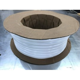 A&Z New Raplacement 1" x 100 ft White Vinyl Insert Trim Molding Screw Cover RV Boat Camper Trailer