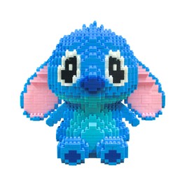 STpro Building Bricks 1700+ Pieces Set - Classic Cartoon Characters Building Blocks - Mini Building Block for Boys Girls & Adults (Blue)