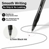 EUSOAR Erasable Pens Black, 12 Pack Eraser Pen Fine Point