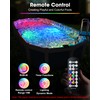 Vovamo Solar Pool Lights,Underwater IP68 Pool Lights with 8-Color Changing
