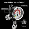 LE LEMATEC Air Pressure Regulator with Gauge - 1/4 NPT