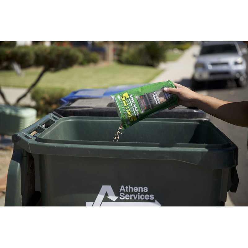 Stinky Bins Garbage Odor Eliminator – Cherry Scented Absorbing Granules