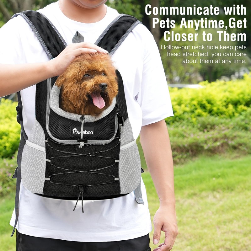 Pawaboo Pet Dog Carrier Backpack, Puppy Dog Travel Front Carrier
