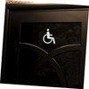 Gatuida 2pcs Elevator Sign for Disabled Toilet Sign for Disabled