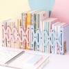 Creative Adjustable Bookshelf Bookends Pink Metal Office Non-slip Magazine File