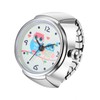 JewelryWe Ring Watch Finger Watch Elastic Owl – Women's Analogue