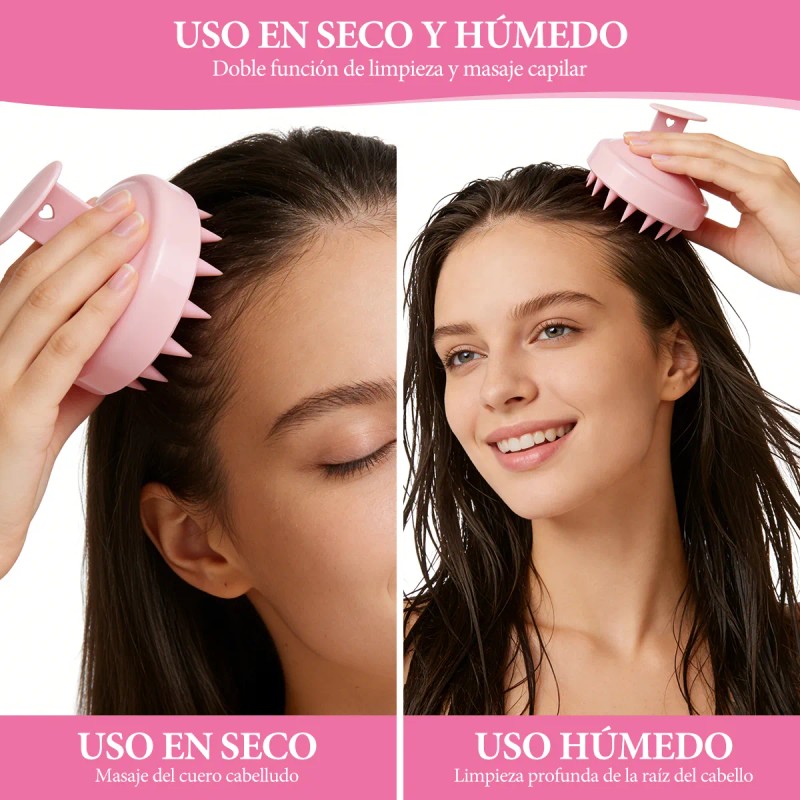 Kit 46pz Peine De Masaje De Cepillo Adecuado Cabello Rizad