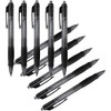 Q-Connect Retractable Ballpoint Pen Medium Black (Pack of 10)