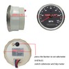 Waterproof 85mm Speedometer Gauge 0-125MPH Marine MPH GPS Speedometer Adjustable
