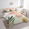 Erosebridal 7 Pcs Mid Century Boho Comforter Set Queen Abstract