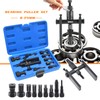 Yuesstloo 10Pcs Motorcycle Bearing Extractor Puller Tool Kit, Professional Blind